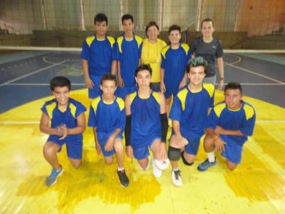 Ginsio Estadual  campeo do Voleibol Sub-15