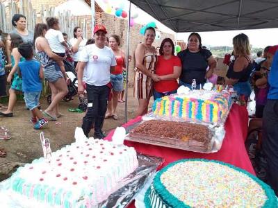 Ainda repercute muito bem a festa das crianas do Residencial Vale Verde