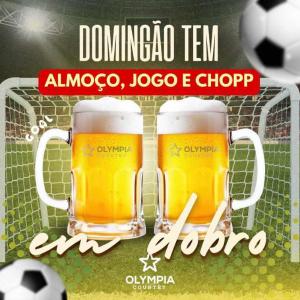 Olympia Country hoje super convidativo com almoo, chopp em dobro, lazer e 