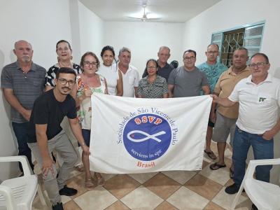 Empossados os dirigentes da Vila Frederico Ozanam para o prximo binio