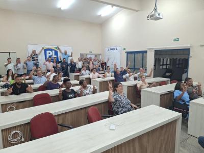 Dirigentes polticos em nvel nacional participam do lanamento do PL de Guaxup