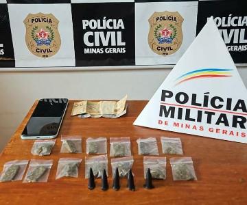 Garoto de 15 anos  detido por trfico de drogas em operao policial no Sul de Minas