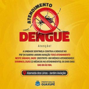 Unidade Sentinela funcionar sbado e domingo para socorrer doentes com dengue