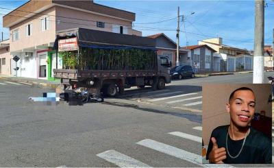 Mais um motociclista perde a vida em sinistro com caminho na cidade de Guaxup