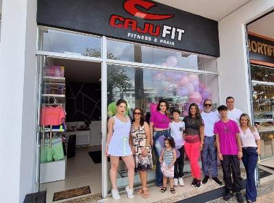 Inaugurada a CAJU FIT, com modas praia e fitness, para Guaxup e regio