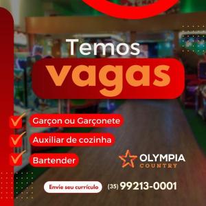 ATENO: Olympia Country abre vagas de emprego