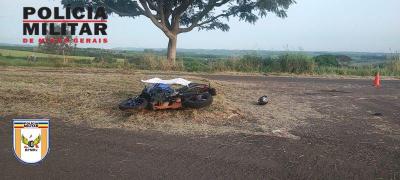 Motociclista de 24 anos perde a vida em coliso com trator no Sudoeste mineiro