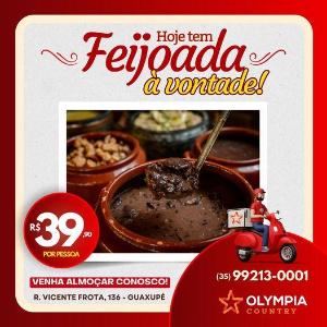 DOMINGO: Hoje tem feijoada e 