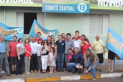 Dr. Raul e Paulo, do PT, recebem deputados para fortalecer a campanha 