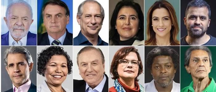 Confira as agendas dos doze candidatos  Presidncia para esta sexta-feira