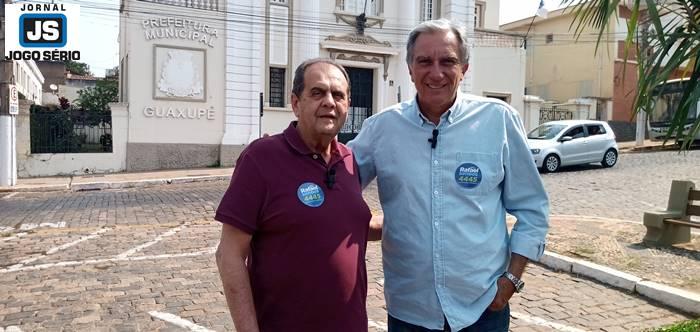 Candidatos Rafael Simes e Antonio Carlos Arantes participam do programa DE CARA COM O POVO