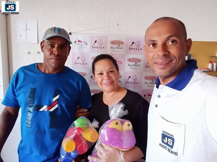 Marcelo Peixo e Rosy Melanda conduzem campanha de arrecadao de brinquedos