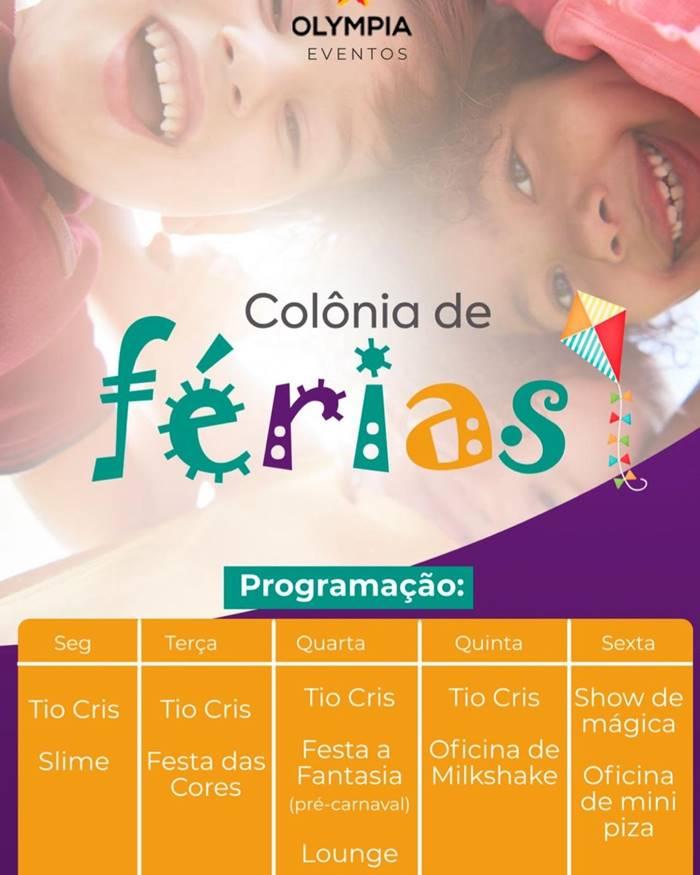 Faltam s dois dias para a Colnia de Frias do Olympia Eventos