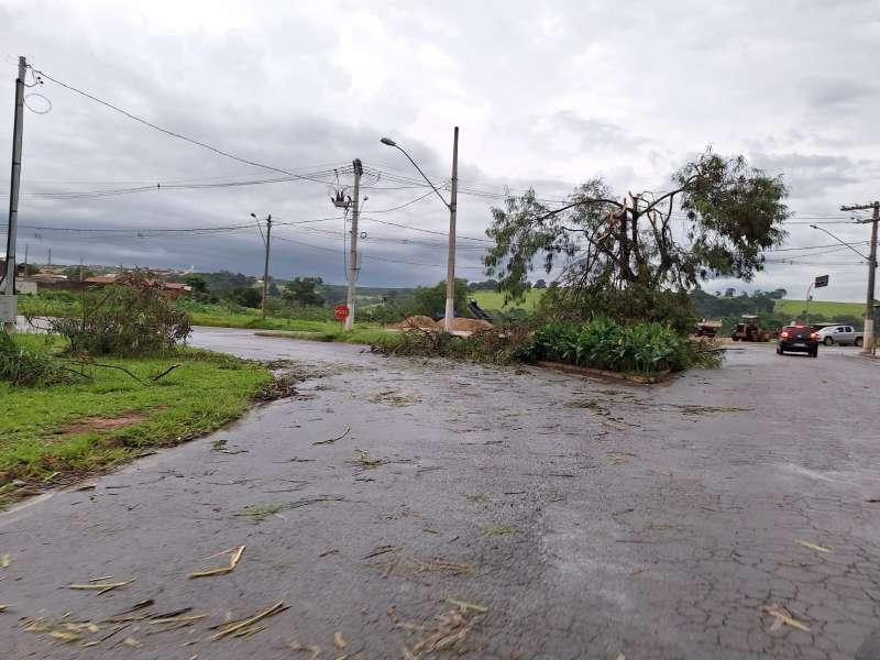 Tempestade causa pnico e prejuzos pela 4 vez, desde novembro, em Guaxup