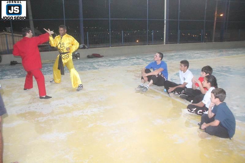 Atletas do Exrcito do Bem participam de avaliao de Kung Fu