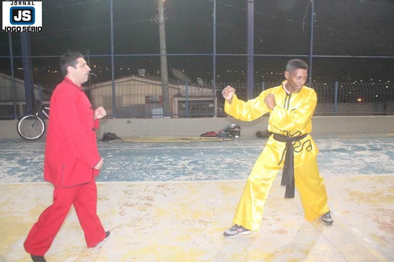 Atletas do Exrcito do Bem participam de avaliao de Kung Fu