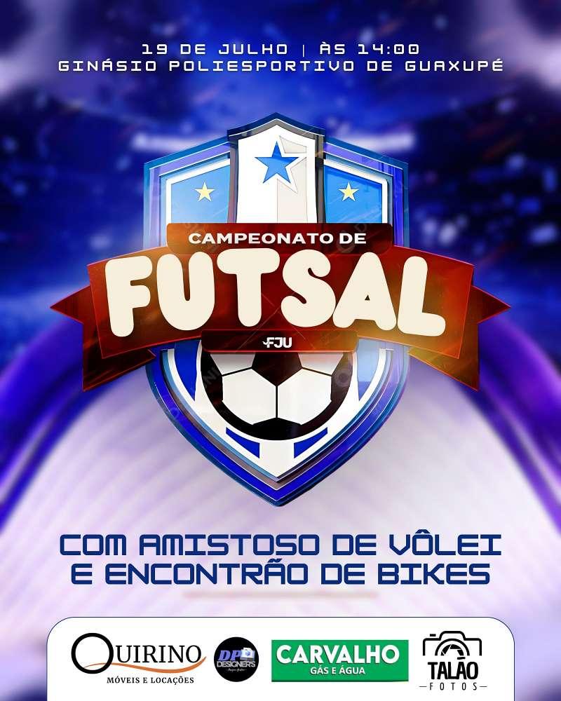 Campeonato de Futsal movimentar Guaxup com atraes esportivas no dia 19 de julho