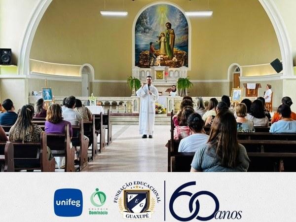 Celebra��o de f� marca encerramento do ano letivo na Capela S�o Jos�