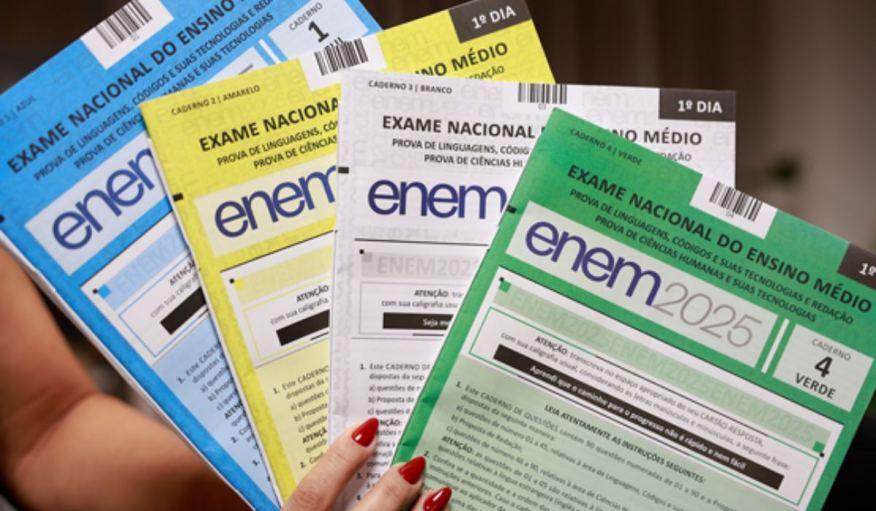 Notas do Enem 2025 j� est�o dispon�veis na internet