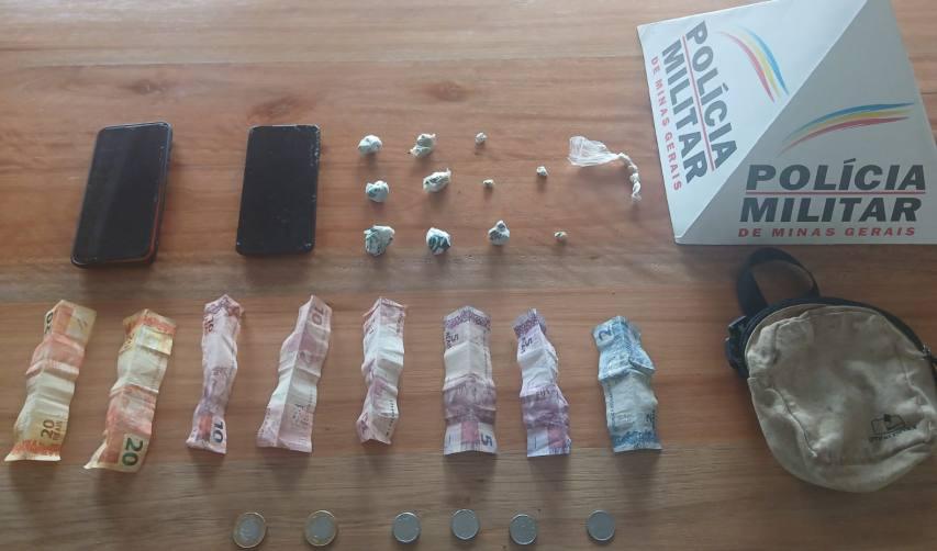 Casal � preso por tr�fico de drogas durante opera��o da Pol�cia Militar em S�o Sebasti�o do Para�so