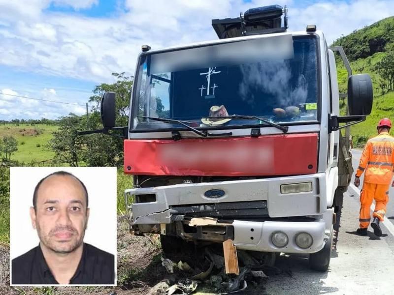 Motociclista morre em colis�o frontal com caminh�o na MGC-491, em S�o Sebasti�o do Para�so