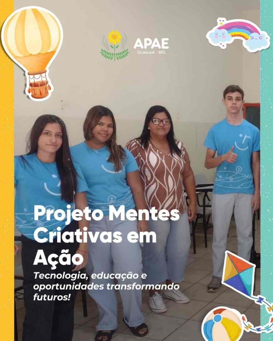 Projeto Mentes Criativas une Educa��o e Tecnologia em favor da juventude