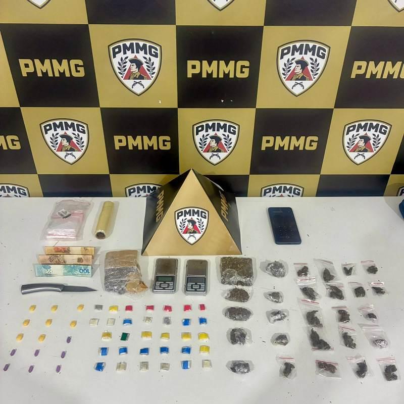 Traficante foge de abordagem, mas � capturado com entorpecentes em Guaxup� 