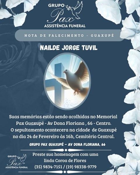 Falece, aos 82 anos, a guaxupeana Naildi Jorge Tauil