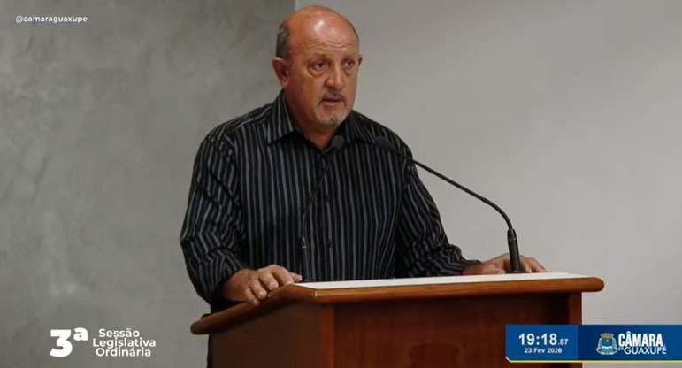 Zelador do Parque Mogiana recebe mo��o de aplausos na C�mara de Guaxup� 