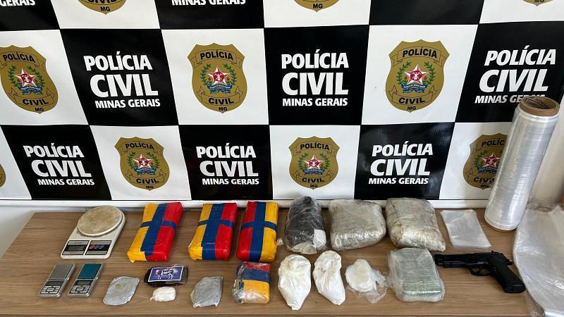 Pol�cia Civil prende um dos principais l�deres do tr�fico de drogas em Po�os de Caldas