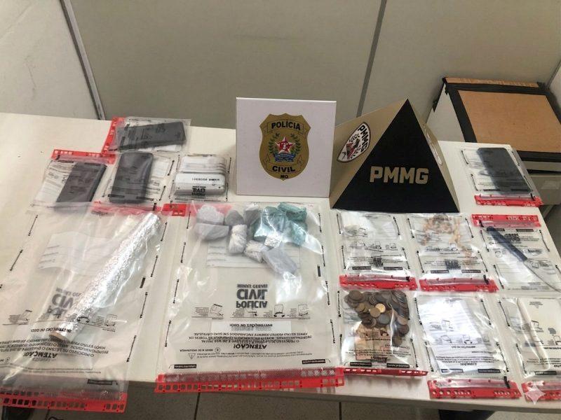 Pol�cias Civil e Militar prendem dois irm�os por tr�fico de drogas em Guaran�sia