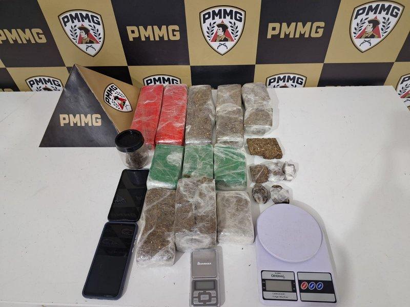 Dois homens s�o presos por tr�fico de drogas e recepta��o durante opera��o em Guaxup�