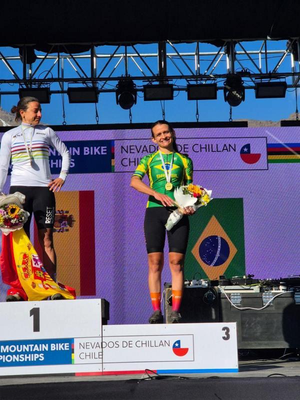 Atleta de Guaran�sia conquista bronze em Mundial de Mountain Bike no Chile