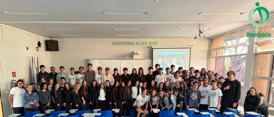 Col�gio Dom In�cio promove palestra antitabagismo e alerta jovens sobre riscos � sa�de