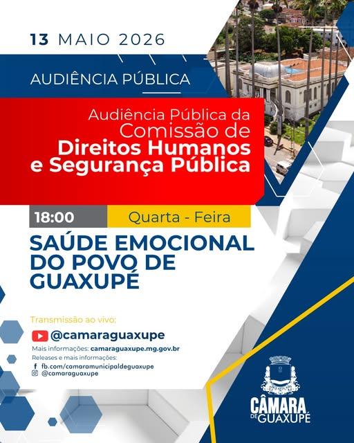 Vereadores querem saber como est� a sa�de emocional do povo de Guaxup�