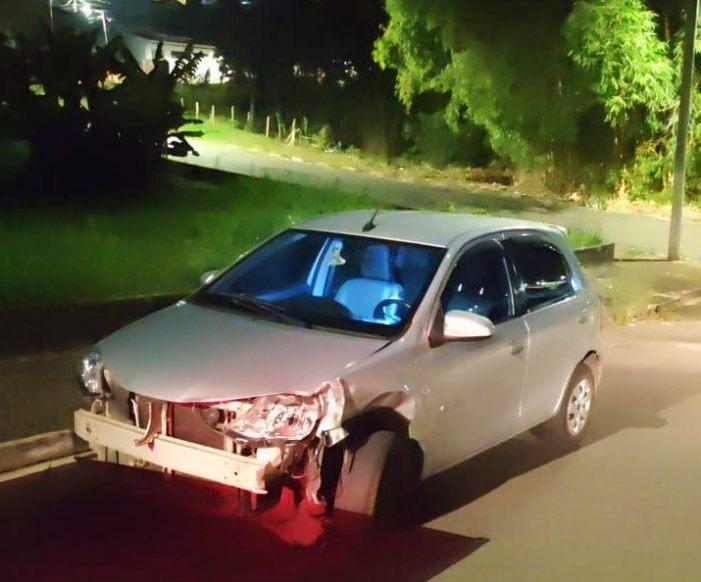 Colis�o em Guaxup� resulta na apreens�o de ve�culo usado para a pr�tica de crime na cidade de Tapiratiba