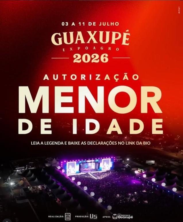 Expoagro Guaxup� 2026: menores de idade devem seguir orienta��es para acesso ao evento