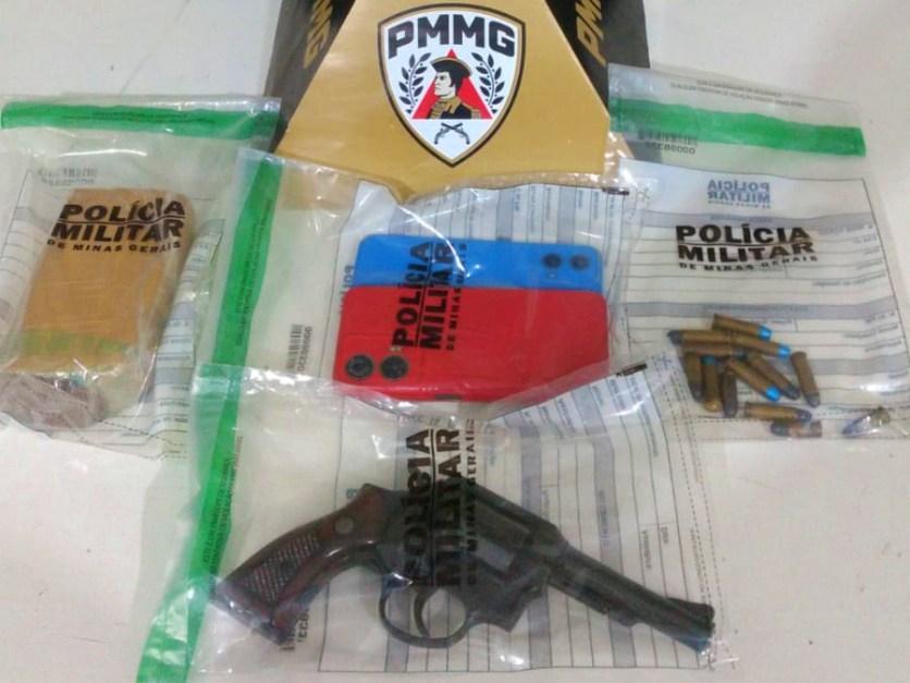 PMs prendem homem acusado de c�rcere privado, posse ilegal de arma de fogo e entorpecente