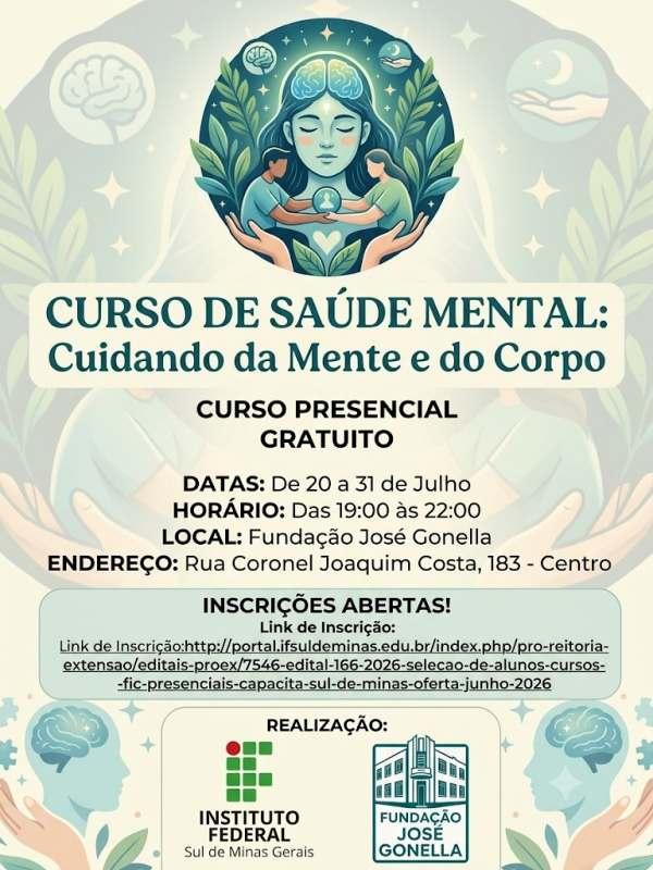 Funda��o Jos� Gonella sediar� curso gratuito de sa�de mental em Guaxup�