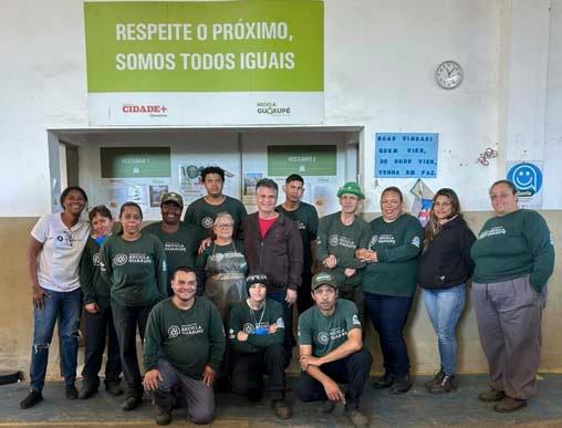 Deputado Estadual Luizinho visita a Cooperativa Recicla Guaxup� e sinaliza apoio � ind�stria de sustentabilidade 