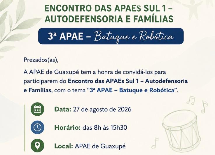 APAE de Guaxup� promove encontro regional sobre autodefensoria e fam�lias