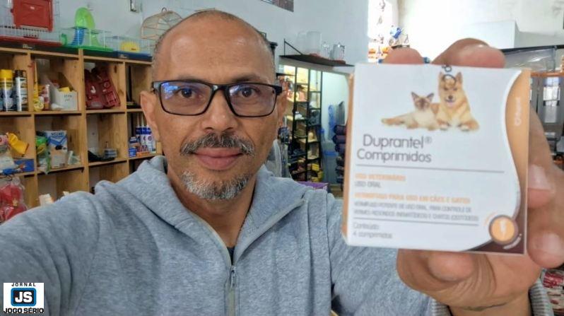 Continua a promo��o de verm�fugo para c�es e gatos no Mega Pet Shop