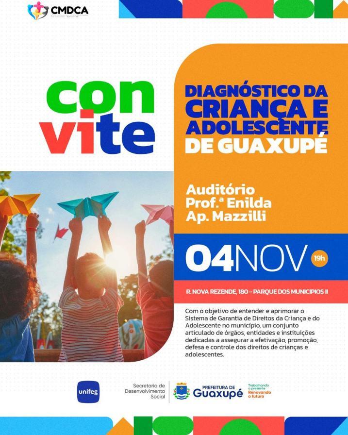 Guaxup� realiza encontro para apresentar diagn�stico da realidade de crian�as e adolescentes