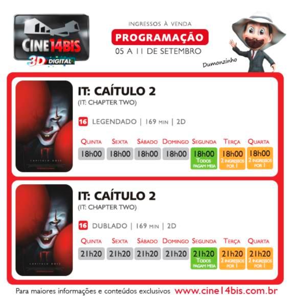 Criativa ao de marketing do Cine 14 Bis divulga 