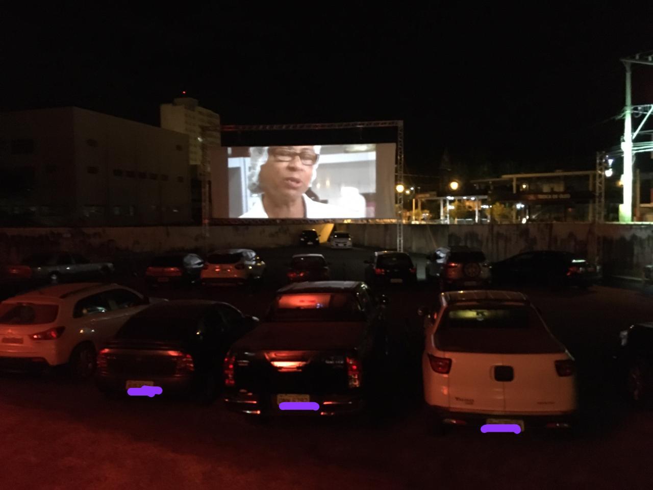 Inaugurao do Drive-In Cine 14 Bis: economia criativa com amplo protocolo de segurana e sade para combater a COVID-19