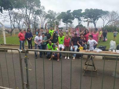 Voluntários promovem festa para as crianças da Santa Cruz, em Guaxupé