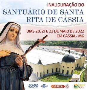 Cássia está pronta para inaugurar o maior santuário do mundo dedicado à Santa Rita