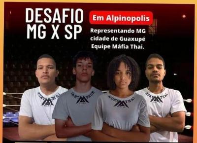 Alunos do muay thai do Exrcito do Bem participaro de desafio regional em Alpinpolis