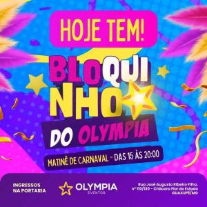 Olympia Eventos realizará mais um carnaval nesta terça-feira