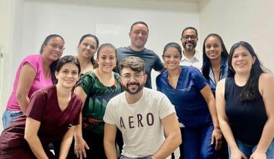 Equipe da Fisioterapia da Santa Casa se despede de Dr. Edson Souza